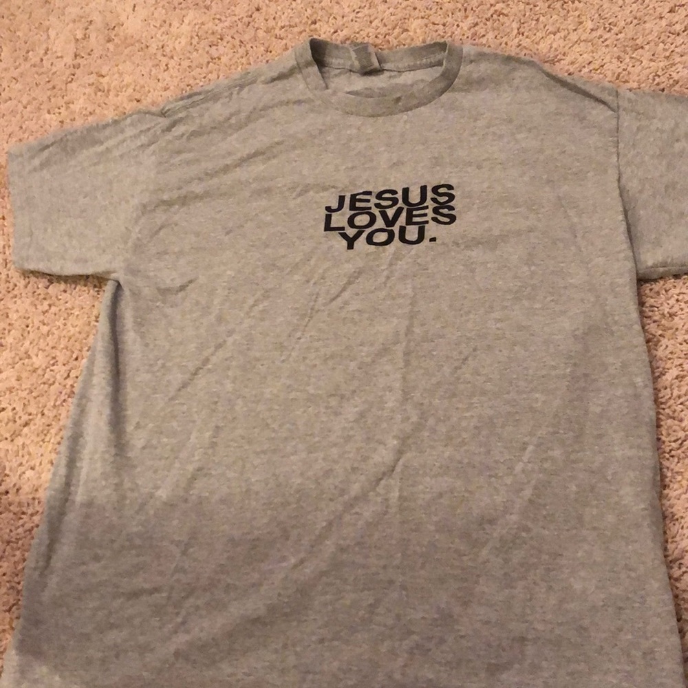 Gray large T-shirt